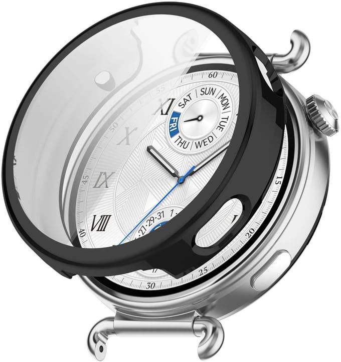 Strap-it TPU Case (Zwart) – Geschikt voor Huawei Watch GT 6 (41mm)