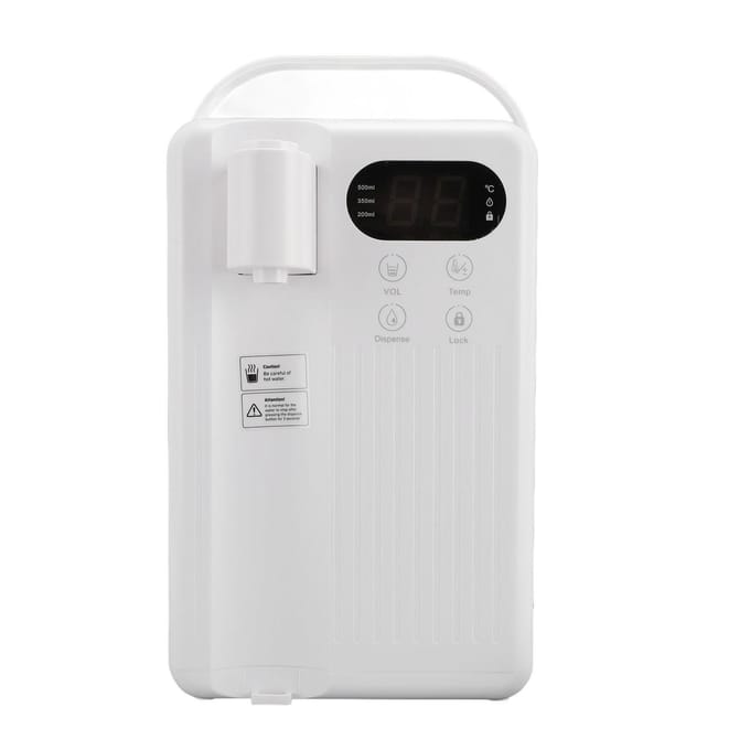 Direct Kokend Water Dispenser met Kinderslot Instelbare 12 Temperaturen Snel Opwarmen Antislip Water US Plug