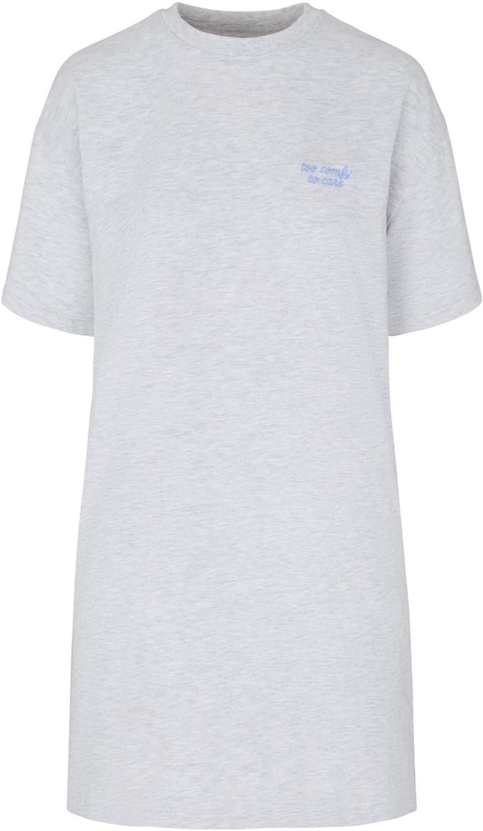 Hunkemöller Roundneck Nightshirt Grijs