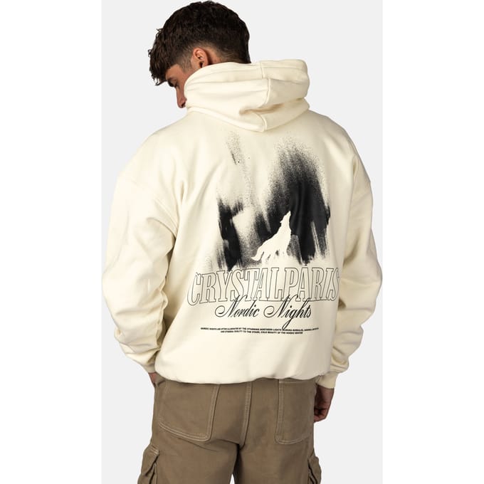 Crystal Paris Oversized hoodie Wolf