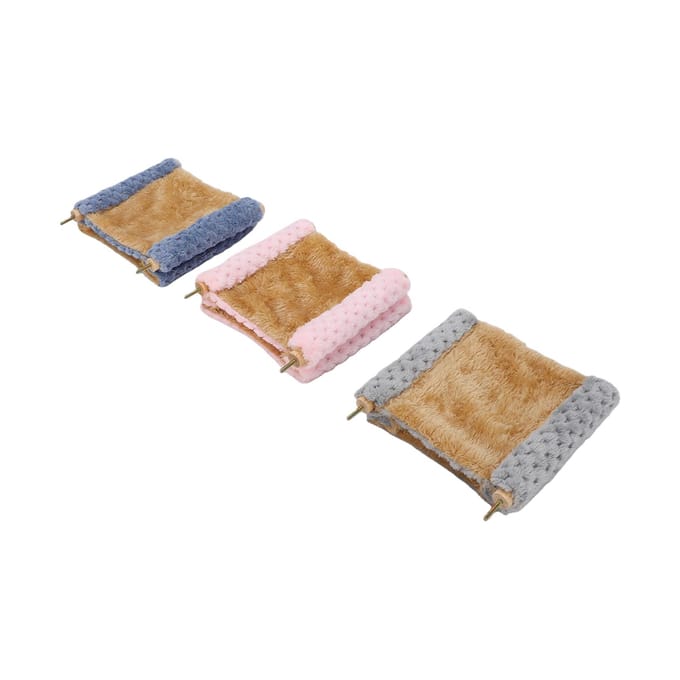 6-Pack Zachte Cavia Hangmat Set Dubbele Stapelbed Hangmat Slaapbed Kooi Speelplatform met Warm Pluche