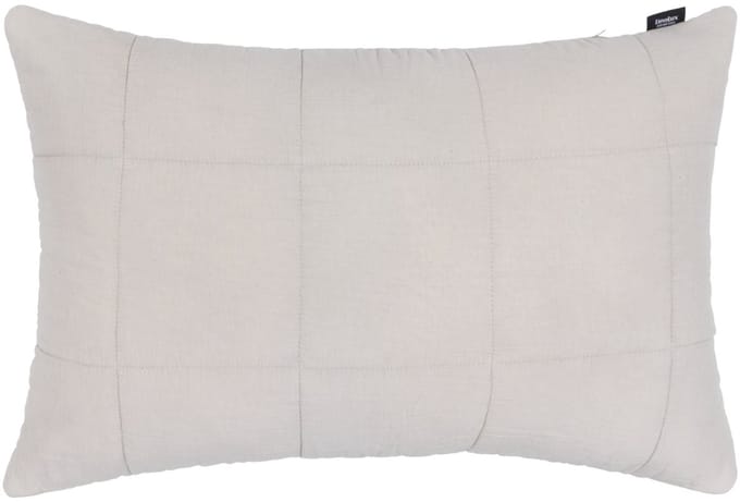 Linolux Kussenhoes Blocks Stonewashed Stone 40x60