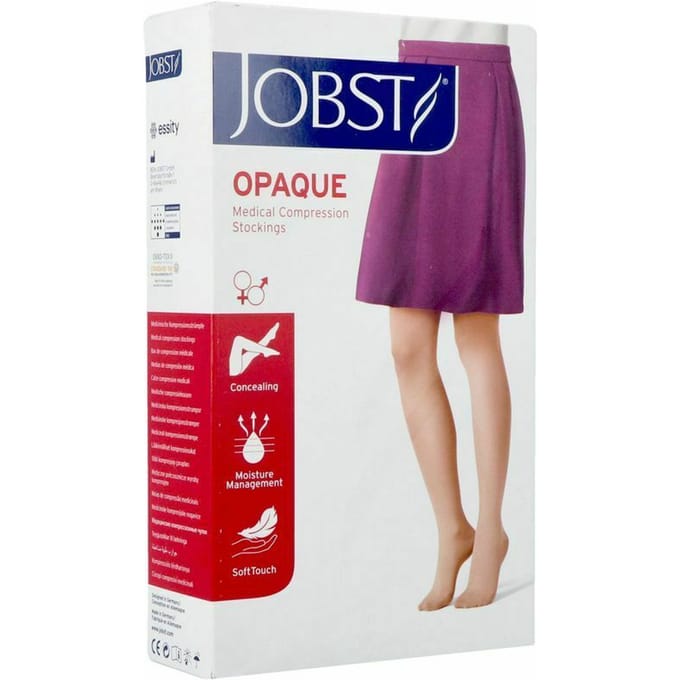 Jobst Opaque 2 Ag Reg Open Dots Nat Iv Pair