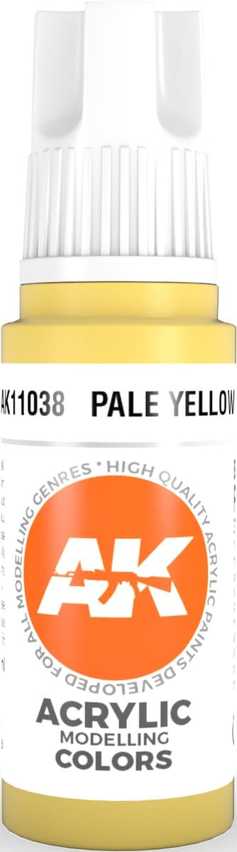 Pale Yellow Acrylic Modelling Color - 17ml - AK-11038