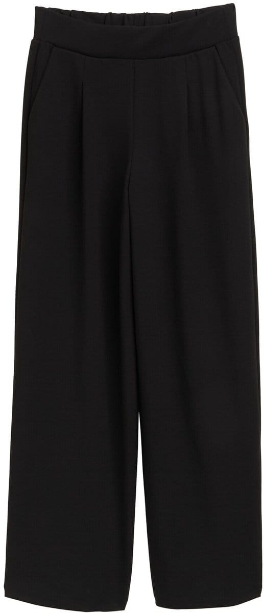 Tom Tailor Denim - Broek met wijde pijpen - Maat M - deep black