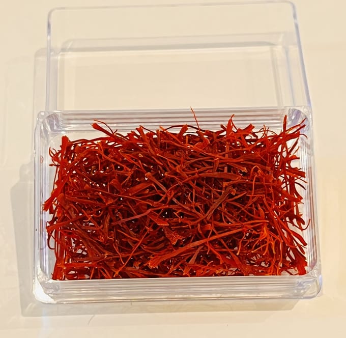Khan Saffraan premium kwaliteit 100% puur - voor maaltijden en dranken - 1 gram