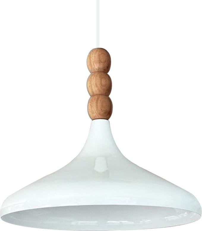 Bamyum Hanglamp Champion 35cm Metaal Wit-Binnenkant Wit E27 Lamp