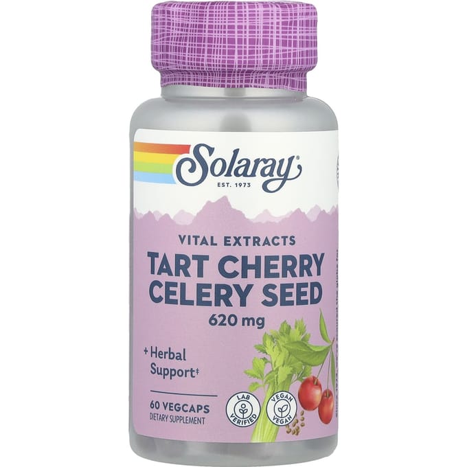 Zure Kers Selderijzaad, 620 mg, 60 Vegcaps