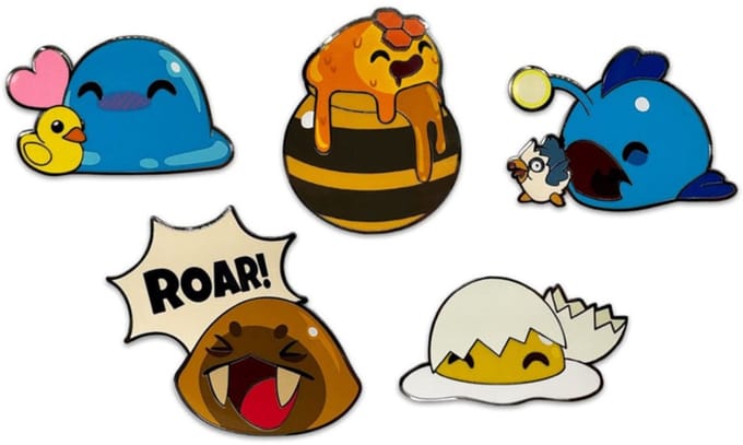 Slime Rancher Enamel Pins Set 2 5 cm (6)