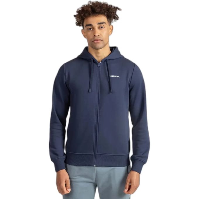 Rossignol Presset Sweatshirt Met Rits Blauw L Man