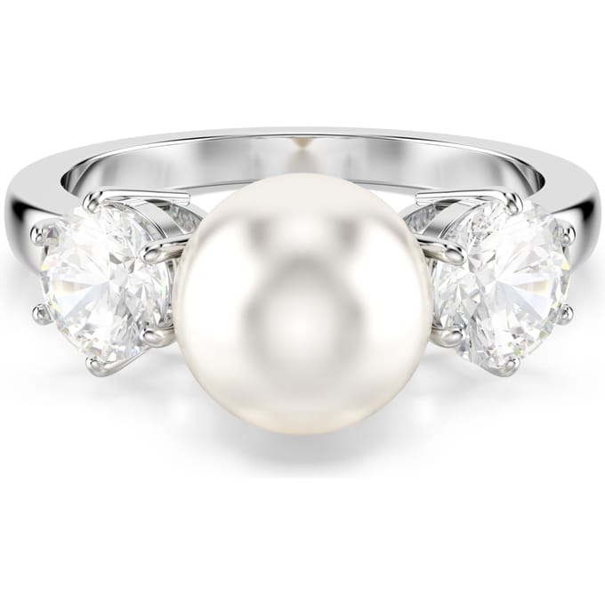 Swarovski Matrix Merklogo Kristallen Ring Damesring Wit 5689630 Box (Random Color) white