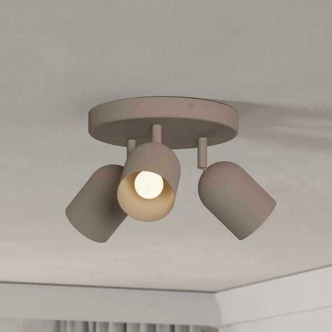 EGLO Tilston Spot - E14 - Ø 25 cm - Zandkleur/Beige/Crème - Kantelbaar
