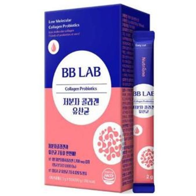 BB LAB Laag Moleculair Collageen Probiotica 2g x 50 Sticks, 100 Sticks (6 opties) # 50 Sticks * 1PCS