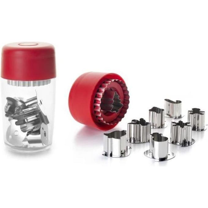IBILI 794200 Lot de 8 Emporte-Pièces Linzer Noel