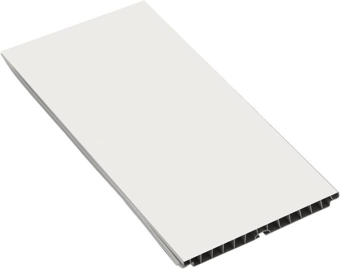 Keuken Plint - Vloerrand PVC - Afwerking Keuken - Inclusief Accessoires - 2.5 Meter Lengte - Wit