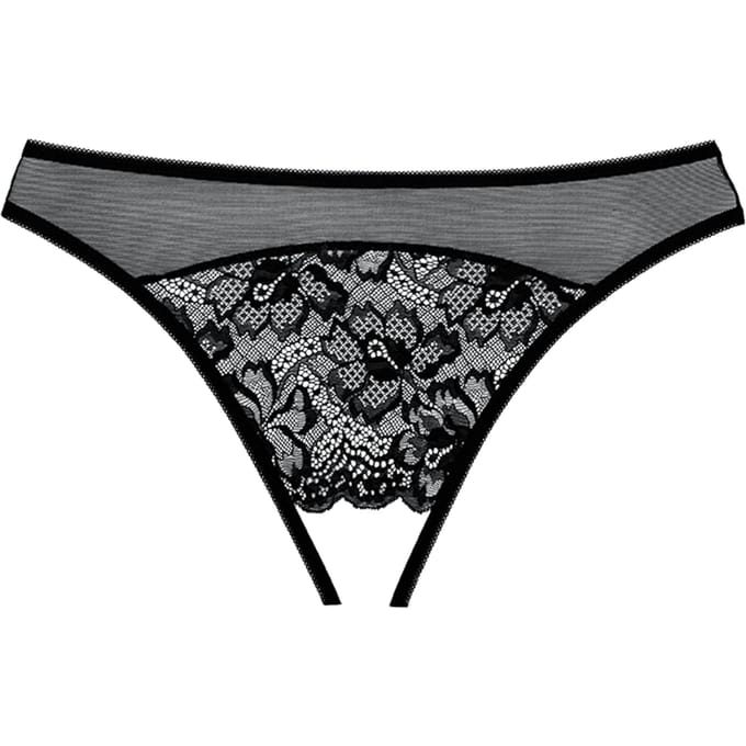 Adore Just A Rumor Panty met Open Kruis – Zwart