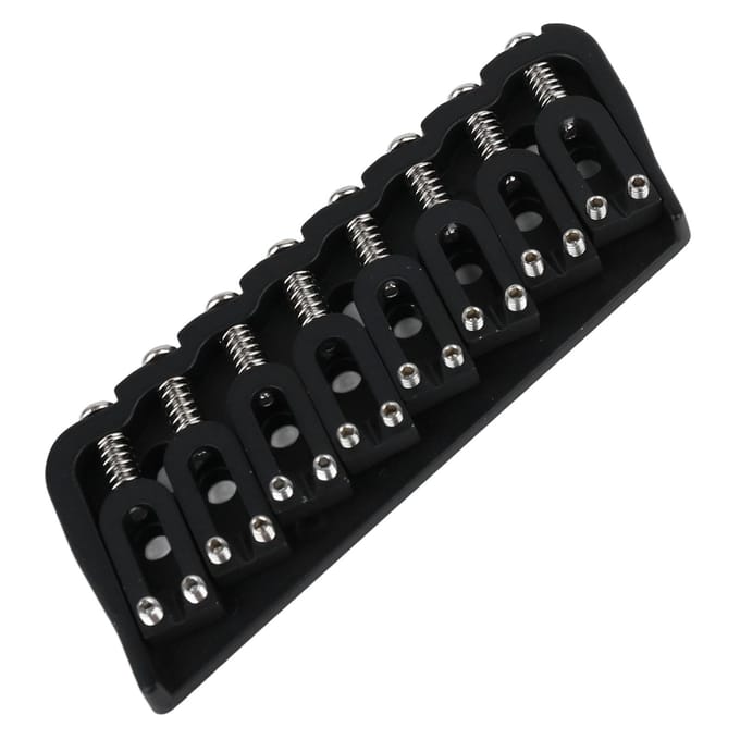 Elektrische Gitaarbrug 8 Snaar Metaal Staartstuk Instrument Accessoire voor Vervanging black
