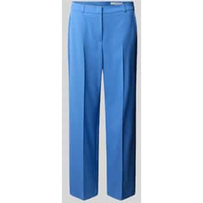 Korte broek van viscosemix met persplooien