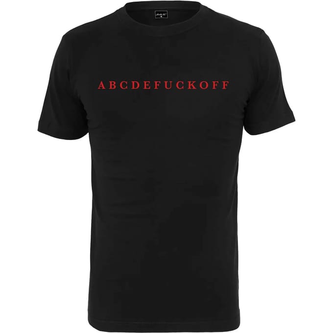 Mister Tee - ABC Heren T-shirt - XS - Zwart