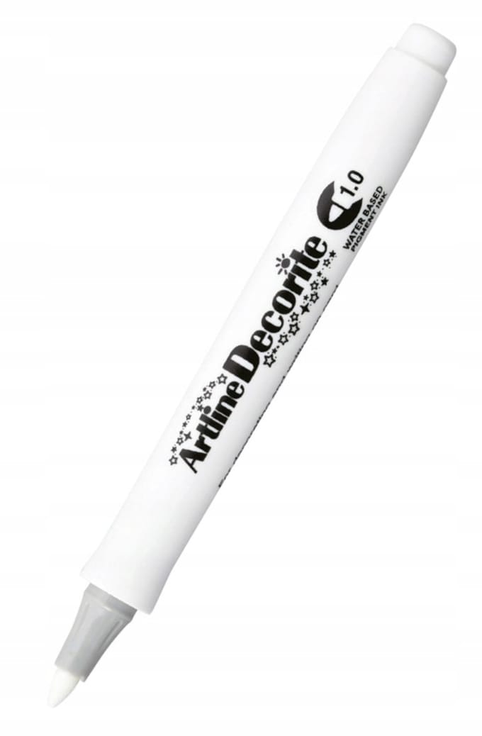 Artline Decorite Marker 1mm Wit - Permanente Decoratie Marker