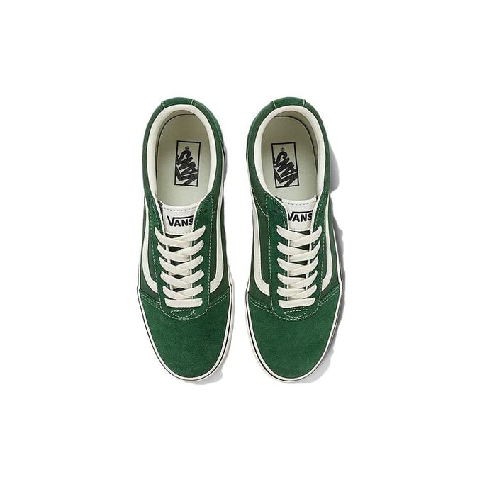 Vans Ward Chaussures de Skate Confortables à Tige Basse Sneakers Unisexe Vert VN0A5HTSDVS 46 white
