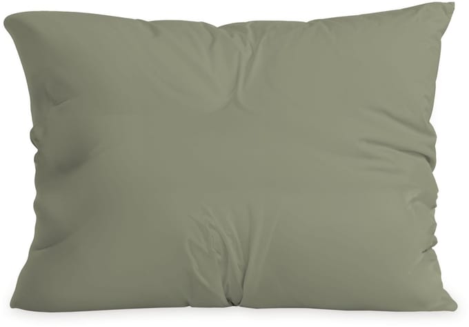 Zelesta Comfort Duo Kussensloop - Olijfgroen 80x80cm