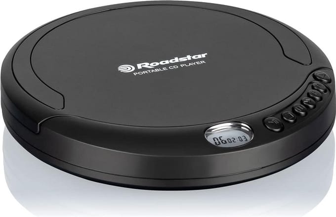 Draagbare CD Speler met Hoofdtelefoon - Speel CD, CD-R en CD-RW