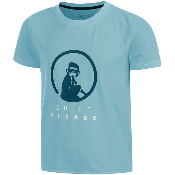 Quiet Please Create Trainings T-shirt Jongens-Lichtblauw,Veelkleurig