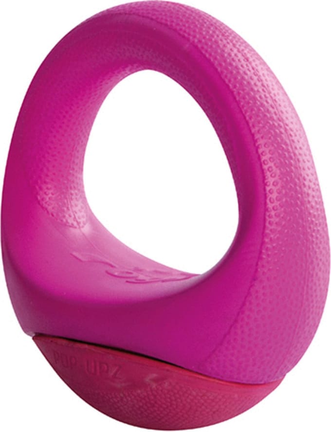 Rogz Pop-Upz 12 cm - Hondenspeelgoed - Roze