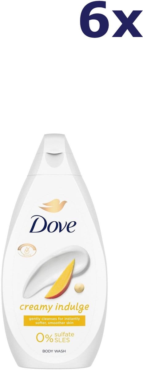 6x Dove douchegel Creamy Indulge Moisturising 450 ml