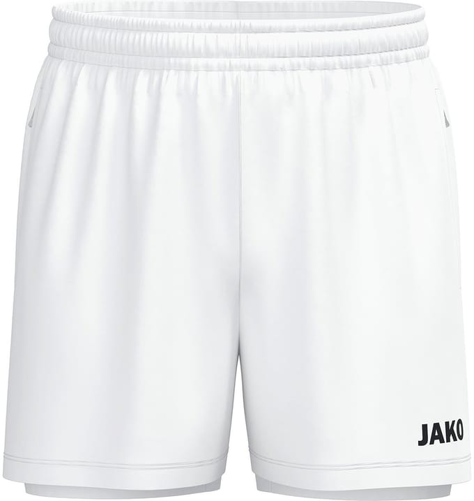 Jako One 2-In-1 Short Heren - Wit | Maat: XXL