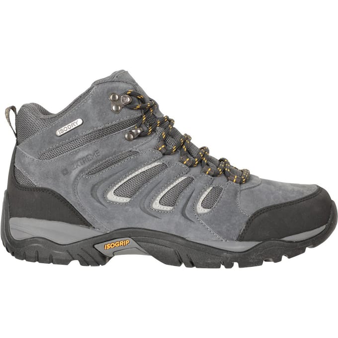 Mountain Warehouse Heren Aspect Extreme Wolverine Suede IsoGrip wandelschoenen (Grijs)
