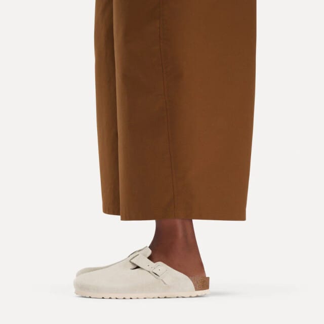 Birkenstock Boston Suède Slippers Senior