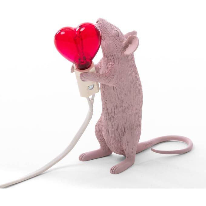 SELETTI LED decoratie-tafellamp Mouse Lamp USB Valentine