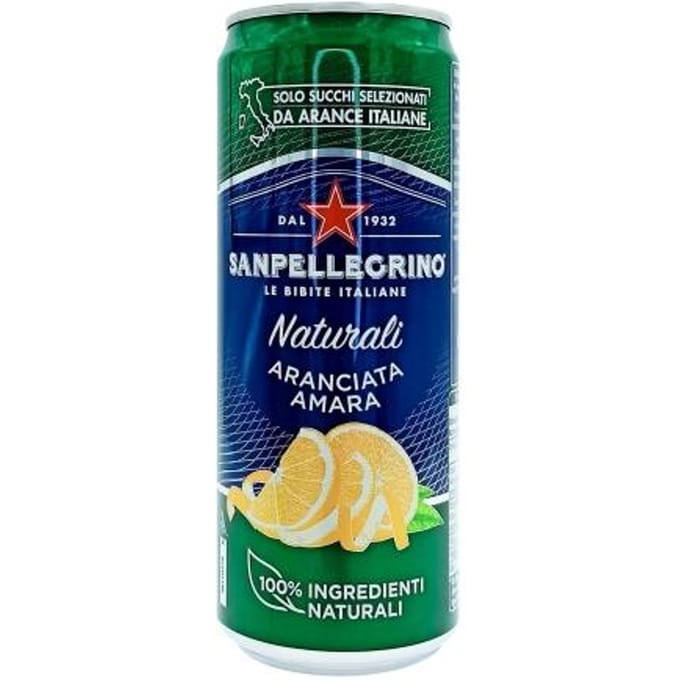 Boisson gazeuse aranciata amara 330ml - san pellegrino