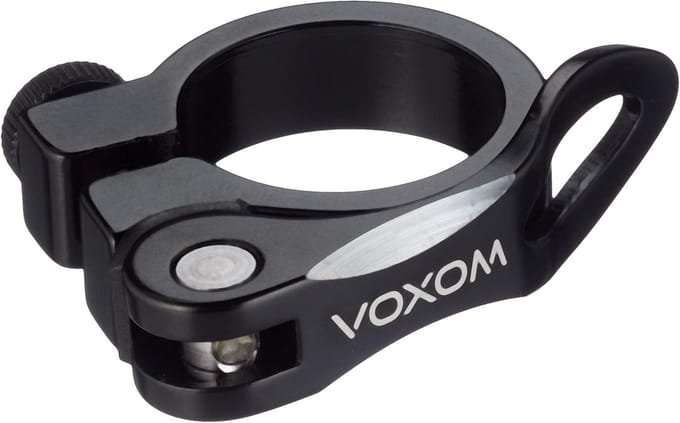 Zadelklem 31,8 mm met Snelspanner - Zwart