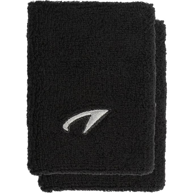 Avento Zweetband Pols Paar - 2 stuks - Zwart
