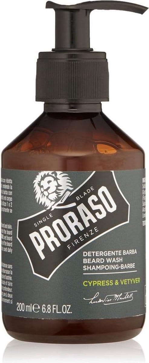 Baard Shampoo Cypress & Vetyver Proraso (200 ml)