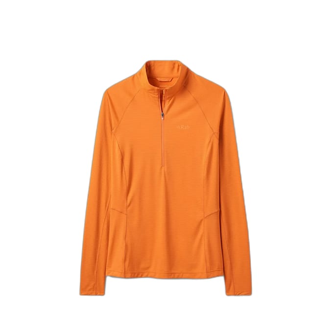 Dames-T-shirt met lange mouwen en rits Rab Sonic