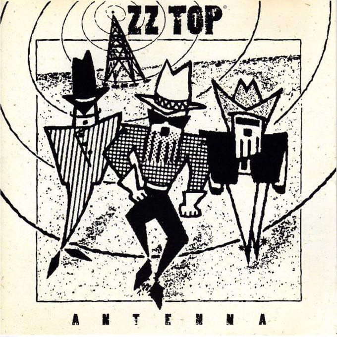 CD ZZ TOP - ANTENNA 74321182602 RCA 1994 VK Rock Gebruikt black