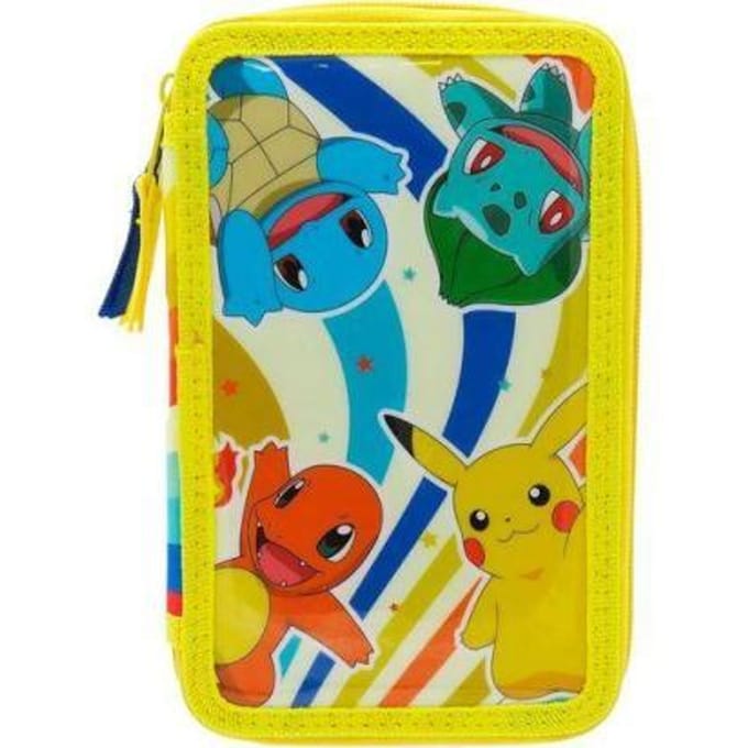 Pokemon Pennenzak Gevuld 3 Zip Pennenzakken en -etui's