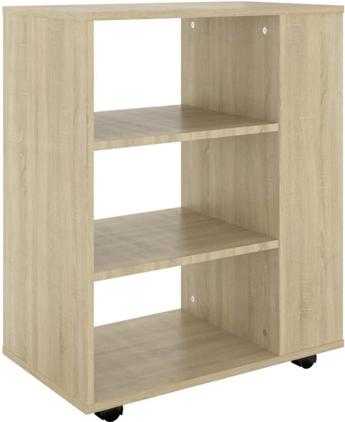 Rolbare kast 60x35x75 cm - Modern design met wieltjes