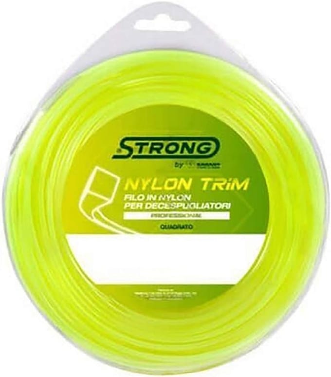 Trimmerdraad - Grasmaaier koord - Gazon Onderhoud - Vierkant profiel - 3 x 50 m - Geel
