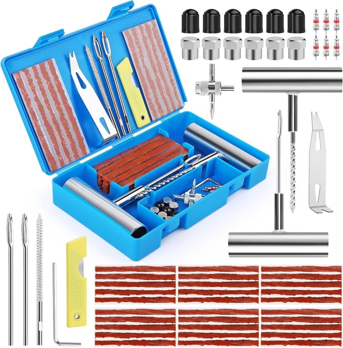 MKSS® Proppenset - Autobanden Reparatie Set - Autobanden Pomp