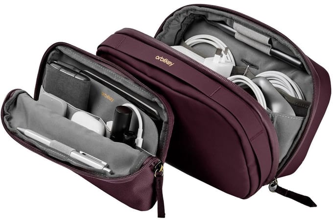 Orbitkey 2-in-1 Organizer Etui plum
