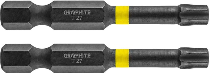 Graphite - TX27 Impact Bit - 50mm - Hoge Elasticiteit - S2 Staal