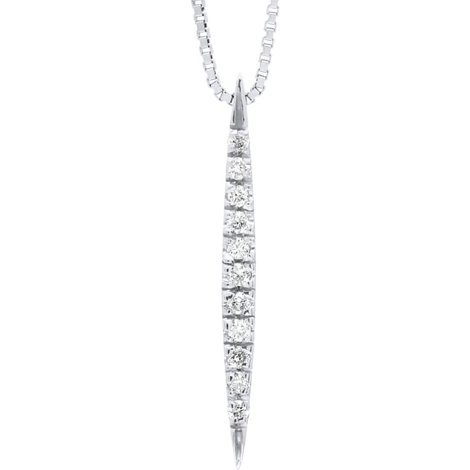 Ketting DROP 0060 Cts Diamond White Gold