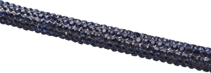 Qhp Frontriem Alyssum Black/Navy - Shet | Frontriemen paard