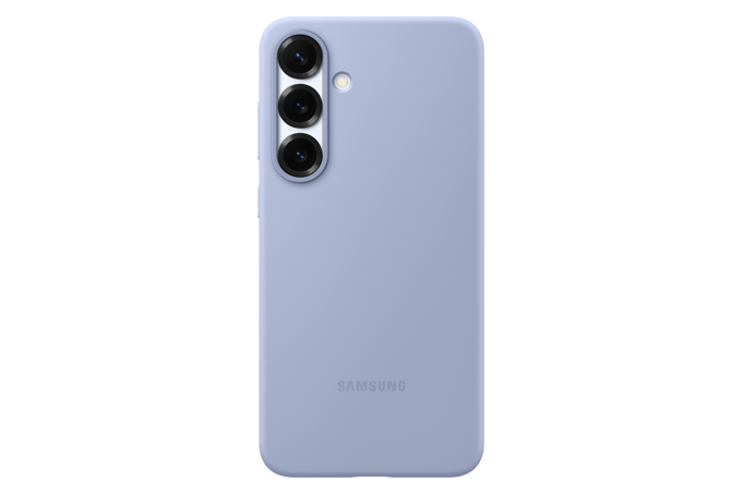 Originele Silicone Backcover voor de Samsung Galaxy S25 Plus - Lichtblauw
