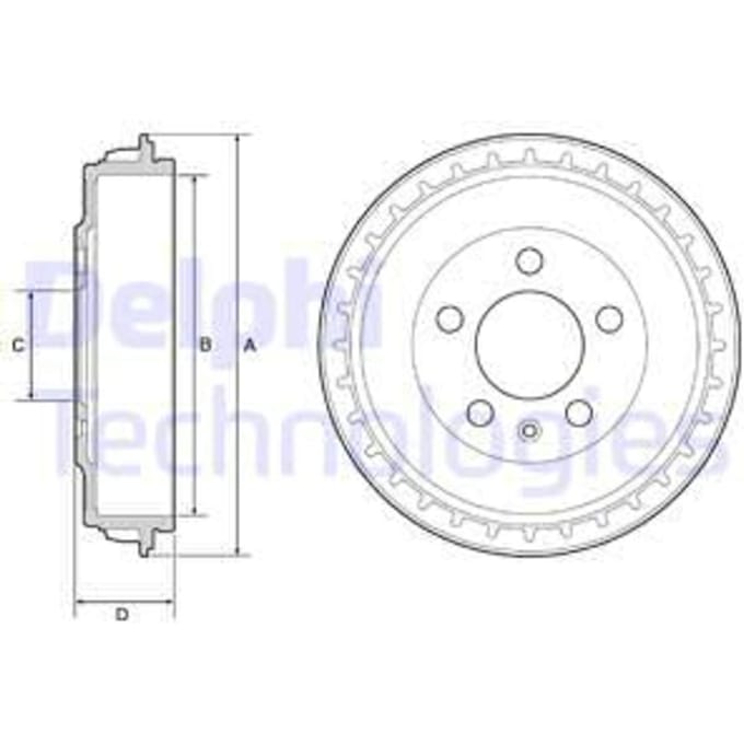 Remtrommel DELPHI BF563